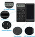 Calculator with Notepad, TRELC 12 Digits LCD Display Solar Desktop Calculator, Support Solar and Battery, Multi-Function Portable Calculator for O...
