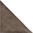 King & Priory Luxury Walnut Brown Tweed Pocket Square, Handkerchief...