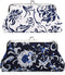 Oyachic 2 Packs Large Floral Coin Purses Canvas Cash Wallet Make Up Cellphone Bag Vintage Change Pouch Key Holder Kiss lock Clasp Clutch...