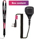 MIRKIT Heavy Duty Speaker Mic Compatible with Baofeng UV-5R, BF-F8HP, UV-82, UV-82HP. Push to Talk Microphone & Lanyard Ham Radio Operator. Radio ...