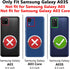 for Galaxy A03S Case,Samsung 03S Case with HD Screen Protector,Gradient Quicksand Glitter Liquid Floating Waterfall Durable Girls Cute Phone Case ...
