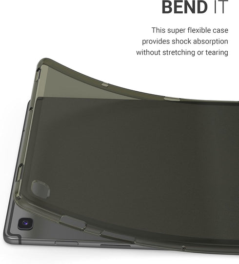 kwmobile Case Compatible with Samsung Galaxy Tab S5e Case - Soft TPU Back Protector Cover for Tablet - Black/Transparent...
