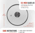 Victoria Round 6.5-Inch Glass Lid for Cast Iron Skillet or Pan, Custom Made for Only Victoria Brand, Diameter 6-Inch...