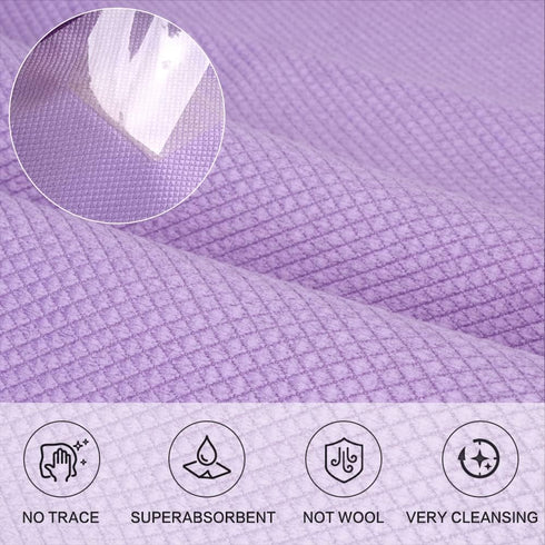 SINLAND Microfiber Glass Cleaning Cloth, Lint Free Cleaning Cloth for Cleaning Window, Car Windows, Mirrors, and Stainless Steel 16x16inch (6-Pack...