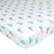 American Baby Company 100% Natural Cotton Fitted Mini Crib Sheet 38" x 24" - Soft & Breathable Small Nesting Portable Crib Sheet, Fits Pack N Play...