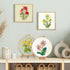LOMOHOO 4 Sets Ribbon Flower Embroidery Kit for Beginners, Needlepoint Stamped Cross Stitch Starter Kits, Stitch Learning DIY Kit with Flower Patt...