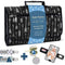 Dodo Babies Portable Diaper Changing Pad Set - Portable Waterproof Changing Mat with Memory Foam Head Pillow and Zip Storage Plus 2 Pacifier Clips...