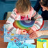 Double Sided Rainbow Play Alphabet Arch Mats Colorful Foam Letters ABC Educational Alphabet for Alphabet Recognition Activity Baby Toddlers Kids (...