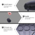 co2CREA Hard Travel Case Replacment for Logitech MX Master 2S / MX Master 3 Wireless Mouse (Black Case + Inside Grey)...