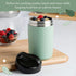 Goodful Stainless Steel Food Jar, Double Wall Vacuum Sealed Insulated Food Storage Container with Carry Handle Lid, 16-Ounce, Sage...