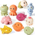 Bath Toys for Babies 6-12 Months, 10PCS Squirt Bath Toys Ocean Animals Bathtub Float Toy Water Table Toys Toddler Birthday Presents for Preschool ...