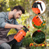 Garden Pump Sprayer 0.5Gallon/68oz Hand-held Lawn Pressure Spray Bottle with Adjustable Nozzle for Spraying Weeds/Watering/Home Cleaning/Car Washi...