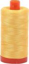 Aurifil Mako Cotton Thread Solid 50wt 1422yds Pale Yellow...