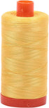 Aurifil Mako Cotton Thread Solid 50wt 1422yds Pale Yellow...