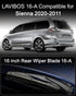 16 inch Rear Wiper Blade (16A), Back Window Windshield Wiper Blade for Toyota Sienna 2020-2011 Prius 2022-2004 /Lexus GX470 2009-2003 RX330 RX350 ...