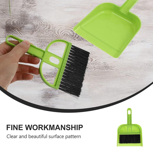 Healifty Cleaning 6 Sets Dustpan Hand Broom and Shovel Small Broom Dustpan Set and Broom Dustpan Set and Brush Set Dust Pan...