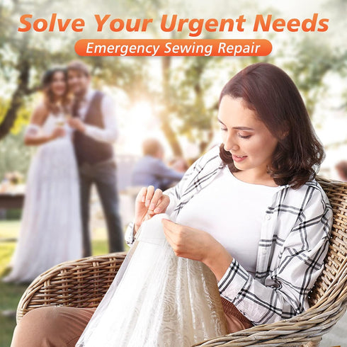 Coquimbo Sewing Kit Gifts for Grandma, Mom, Adults, Kids, Beginner, Traveler, Emergency, Portable Sewing Supplies Contains Soft Tape Measure, Scis...