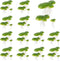 Framendino, 54 Pack Floating Aquarium Plants Artificial Plastic Fake Duckweed Simulation Floating Plants (3 Size)...