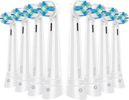 Replacement Heads Compatible with Oral B iO toothbrush, for Oral B iO 3 4 5 6 7 8 9 10 Series Electric Toothbrushes, 8 Pack, White...