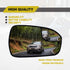Passenger Right Side Mirror Power Heated Mirror Glass Passenger Right Side Compatible With 2013-2020 Ford Fusion Replace# DS7Z17K707B...