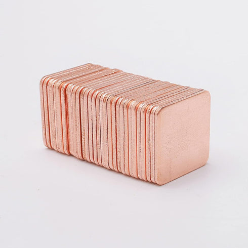 30pcs 15 x 15 x 1 mm Pure Copper Heatsink, Copper Pad Shim Thermal Kit for Cooling PC Components IC Chipset GPU CPU...