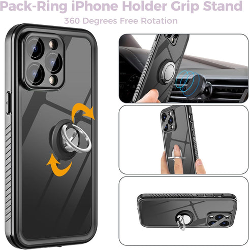 iPhone 14 Pro Max Case,IP68 Waterproof Case for iPhone 14 Pro Max Underwater Full Sealed Cover Snowproof Shockproof Dirtproof iPhone 14 Pro Max Ca...