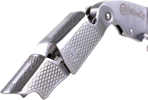 WineOp Professional Wine Opener Luxury Double Hinged Waiter's Corkscrew Wine Bottle Key - Cork screwer for Servers, Bartenders, Sommelier and Home...