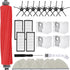 Leadaybetter 21 Pcs Replacement Parts for Roborock Q7 / Q7+ / Q7 Max / Q7 Max+ Vacuum Cleaner, includes 1 Rubber Roller Brush, 4 HEPA Filters, 8 s...