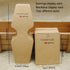 AKOAK 100 Pcs Kraft Paper Necklace Bracelet Earring Packaging Display Card Handmade with love Printing Creative Jewelry Display Card (Brown, 12x4....