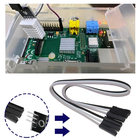 The Lord of the Tools 3 Sets DHT22 AM2302 Digital Temperature and Humidity Sensor Module 3pin Cable Temperature and Humidity Module Suitable for T...