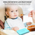 Morlike Baby Food Lids Compatible with Gerber Food Containers, Silicone Container Lid for Baby Food Storage, Reusable and Dishwasher Safe, BPA Fre...