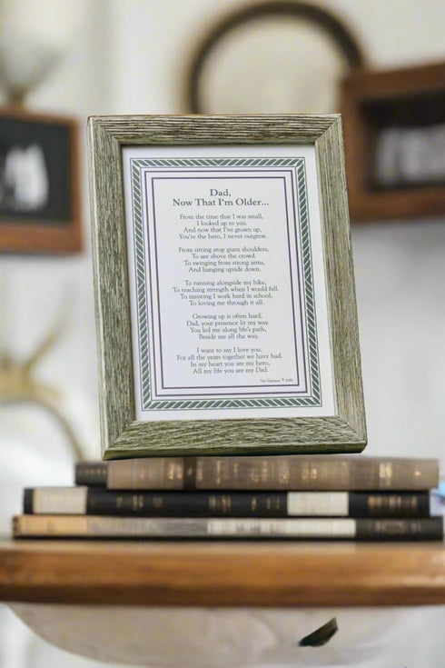 Dad, Now That I'm Older- Gift for Dad from Son Or Daughter for Father's Day, Christmas, Birthday...