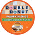 Double Donut Medium Roast Decaf Coffee Pods, Pumpkin Spice Flavored, for Keurig K-Cup Machines, 24 Single-Serve Capsules per Box...