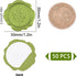CRASPIRE 50pcs Wax Seal Stickers Wedding Self Adhesive Wax Seal Stamp Stickers Olive Branch Leaves Envelope Wax Stickers for Wedding Invitation DI...