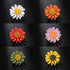 Multicolor Cute Daisy Flower Brooch Pins, Plant Sunflower Suit Lapel Pin,Pink Yellow White Sun Flower Dress Neckline Pin Enamel Charm Daisy Coat C...