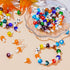 jiebor 50Pcs Mushroom Beads Charms Glass Lampwork Beads Mushroom Ornament for Jewelry Craft Necklace Bracelet Earring Making...