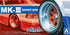 Aoshima 55458 Tuned Parts 89 1/24 Mark III Short Rim 14inch Tire & Wheel Set...