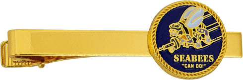 Desert Cactus United States Navy Tie Bar Logo Formal Occasion Standard Length Width (Seabees)...
