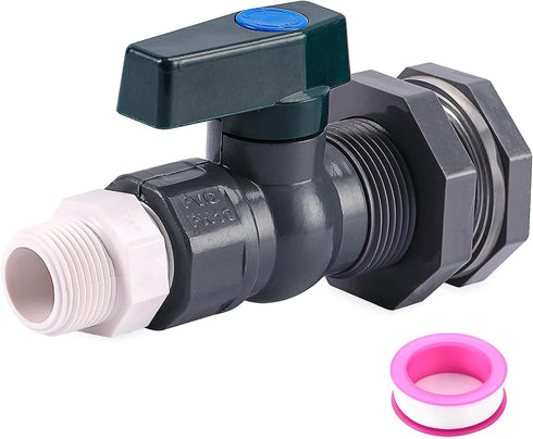 Rain Barrel Spigot Kit 3/4 Rain Barrel Diverter Kit Rainwater Collection System Rain Gutter Diverter Rain Barrel Hose Water Spigot Rain Catchment ...