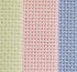 KCS 3 pc of 12" x 18" 14CT Counted Cotton Aida Cloth Cross Stitch Fabric (Light Blue+Pink+Light Green)...