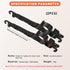 2 PCS Adjustable Car Seat Headrest Hook, Automotive Seat Back Storage Hanging Purse Hook, Durable Backseat Hanger Organizer for Umbrella Bag Coat,...