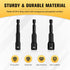 1/4 inch Magnetic Nut Driver Set, 3 Piece Impact Drill Driver Bit Set, Size 6mm, 8mm, 10mm, Quick-Change Hex Shank Metric Nut Driver, Cr-V Steel, ...