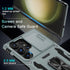 DEERLAMN for Samsung Galaxy S24 Ultra Case with Slide Camera Cover+Screen Protector (1 Pack), Rotated Ring Kickstand Military Grade Shockproof Pro...