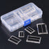 Swpeet 25 Pcs Assoreted Metal Tri-Glide Slides Buckles Kit, Tri-Glide Slides Square Ring Slide Adjusters Buckles Webbing Belts Buckle for Belt Bag...