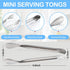 18PCS Mini Tongs for Appetizers, 5Inch Serving Tongs, Ice Tongs Appetizer Tongs, Small Tongs for Serving Food, Kitchen Utensils for Sugar Cubes, C...