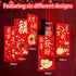 36 Pcs 6 Designs Chinese New Year Red Envelopes 2024, Heavy Duty Hong Bao Lucky Money Cash Envelopes Red Packets Lai See for Lunar Dragon New Year...