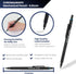 Pacific Arc Chromagraph Metal Mechanical Pencil .5 mm Black Barrel Mechanical Pencil with Built In Adjustable Pencil Grade, Lead Pencil Holder for...