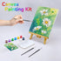 VOCHIC Paint and Sip Kit, Daisy Pre Drawn Canvas Painting Kit for Adults Painting Twist Party Supplies for Beginner Gift Favor, 8 Acrylic Colors, ...