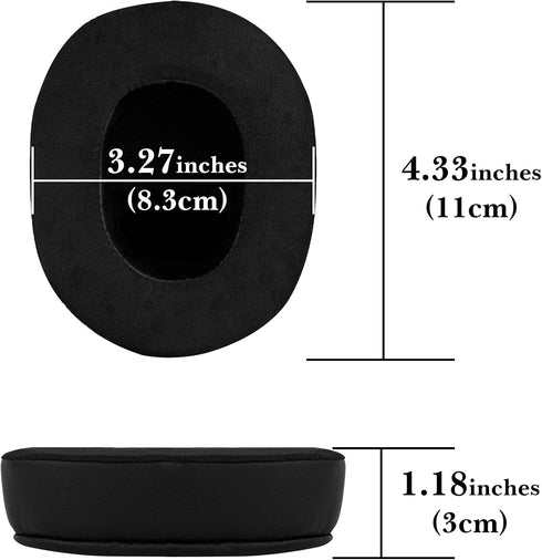 Replacement Ear Pads for Sony WH-CH720N, WH-CH700N, WH-CH710N Headphones Ear Cushions, Ear Covers, Headset Earpads (Cooling-Gel/Black)...