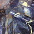 Blue Stone Adhesive Marble Paper Granite Look Marble Effect Gloss Vinyl Peel and Stick Countertops Covering Sticker Sheet Roll 15.8inch by 79inch ...